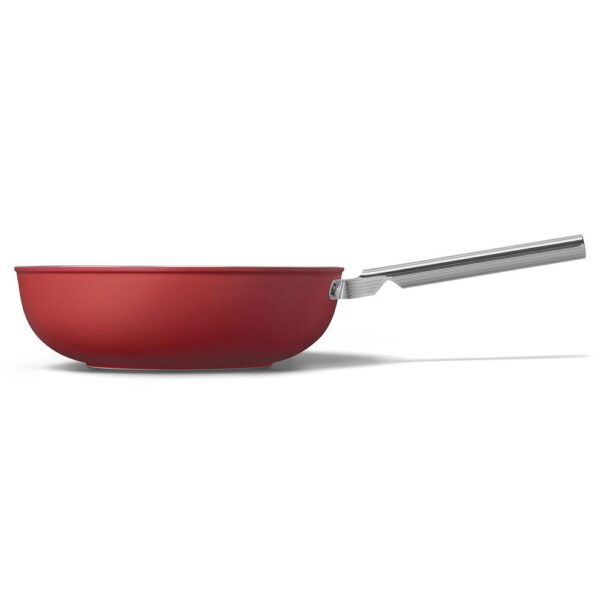 Smeg Cookware 50'S Style Kırmızı WOK 30 cm Tava - Görsel 5