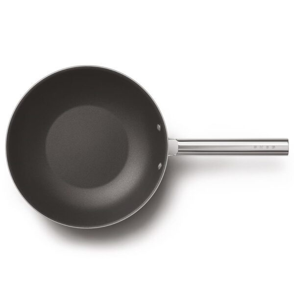 Smeg Cookware 50'S Style Kırmızı WOK 30 cm Tava - Görsel 6