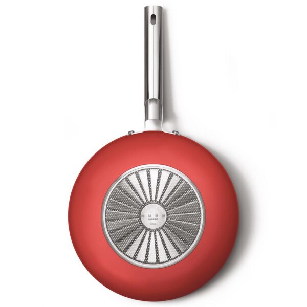 Smeg Cookware 50'S Style Kırmızı WOK 30 cm Tava - Görsel 7