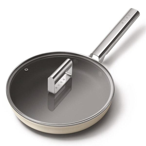 Smeg Cookware 50'S Style Krem 24 cm Tava - Görsel 5