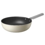 Smeg Cookware 50'S Style Krem WOK 30 cm Tava