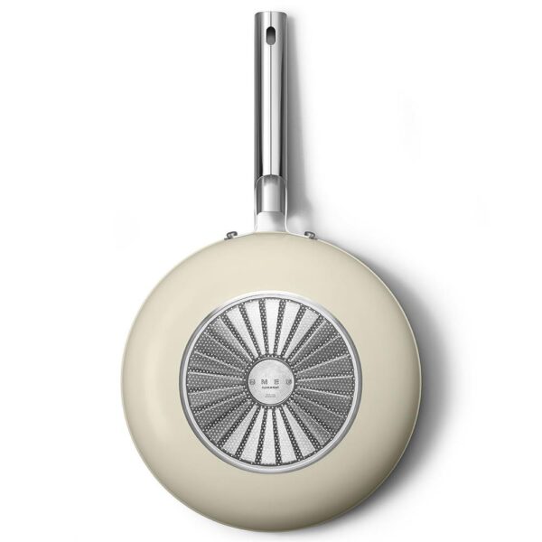 Smeg Cookware 50'S Style Krem WOK 30 cm Tava - Görsel 6