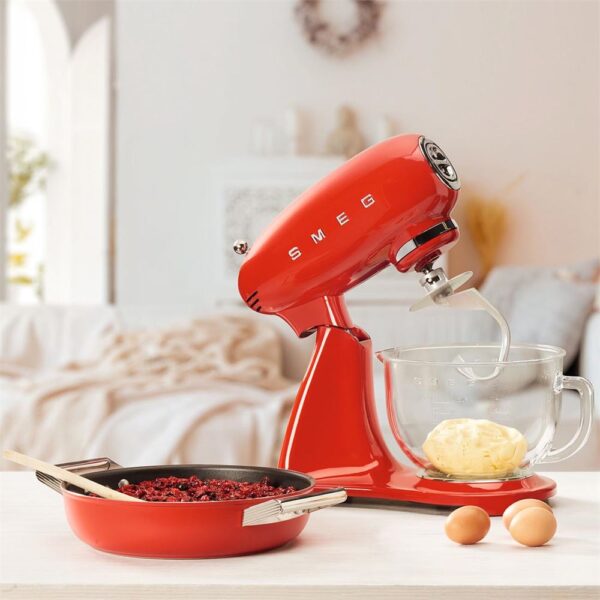 Smeg Cookware 50'S Style PRIMA Kırmızı 4'lü Tencere&Tava Seti - Görsel 7