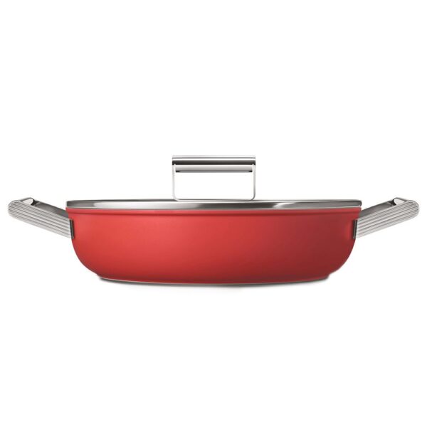 Smeg Cookware 50's Style Exclusive Kırmızı Plus 9'lu Tencere&Tava Seti - Görsel 4