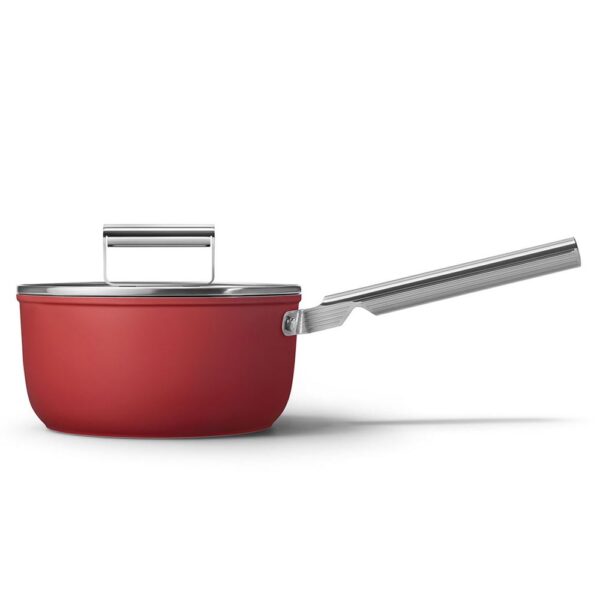 Smeg Cookware 50's Style Exclusive Kırmızı Plus 9'lu Tencere&Tava Seti - Görsel 8
