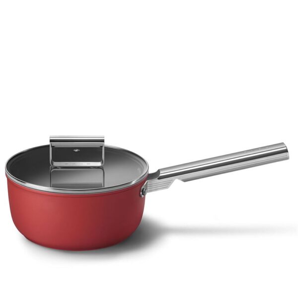 Smeg Cookware 50's Style Kırmızı 20 cm Sos Tenceresi - Görsel 2