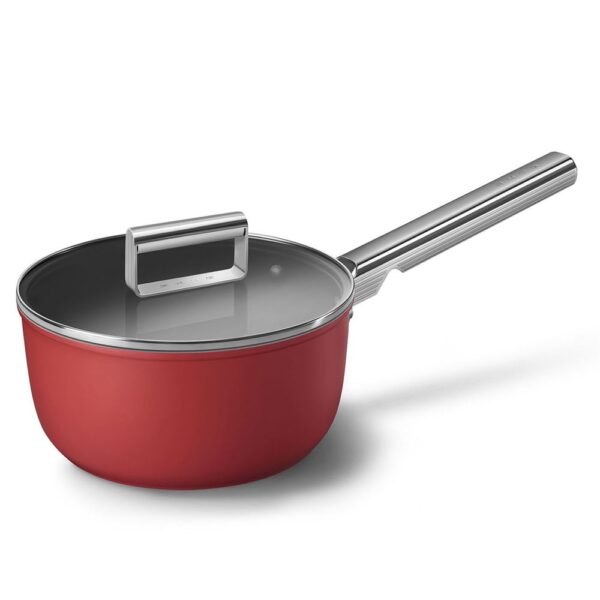 Smeg Cookware 50's Style Kırmızı 20 cm Sos Tenceresi - Görsel 6