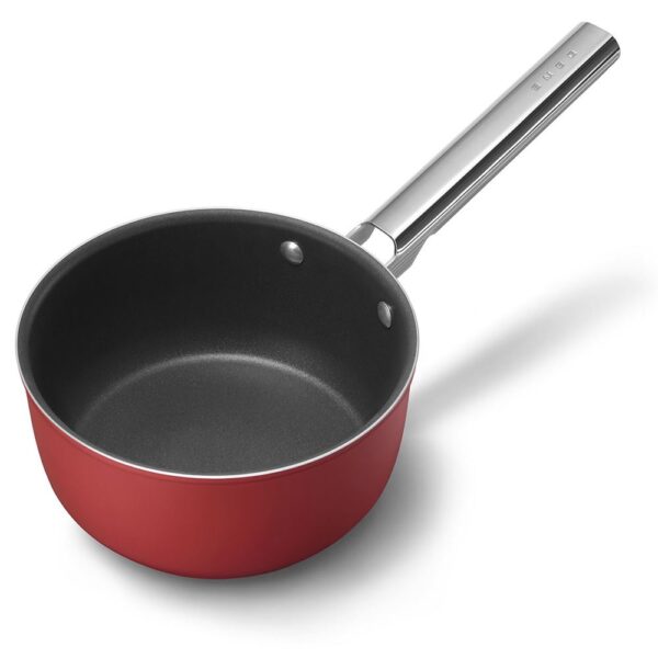 Smeg Cookware 50's Style Kırmızı 20 cm Sos Tenceresi - Görsel 7