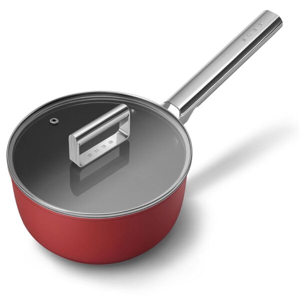 Smeg Cookware 50's Style Kırmızı 20 cm Sos Tenceresi - Görsel 8