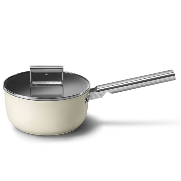 Smeg Cookware 50's Style Krem 20 cm Sos Tenceresi - Görsel 2
