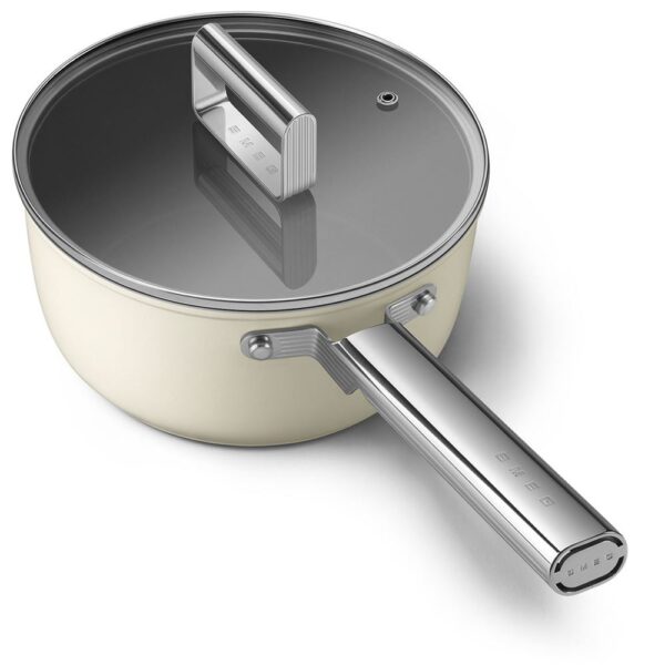 Smeg Cookware 50's Style Krem 20 cm Sos Tenceresi - Görsel 4