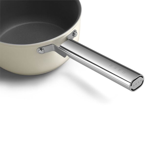 Smeg Cookware 50's Style Krem 20 cm Sos Tenceresi - Görsel 5