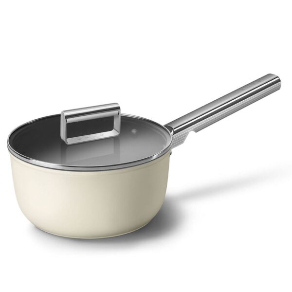 Smeg Cookware 50's Style Krem 20 cm Sos Tenceresi - Görsel 8