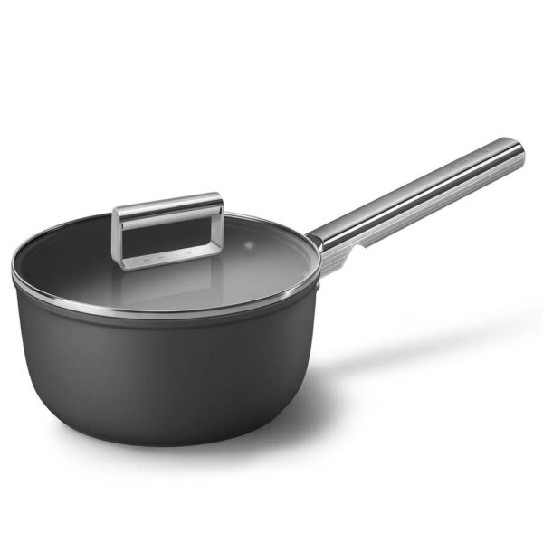 Smeg Cookware 50's Style Siyah 20 cm Sos Tenceresi - Görsel 8