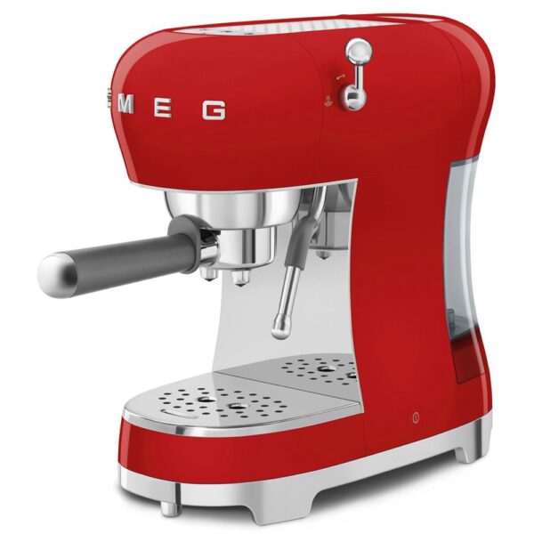 Smeg ECF02RDEU Kırmızı Espresso Kahve Makinesi - Görsel 4