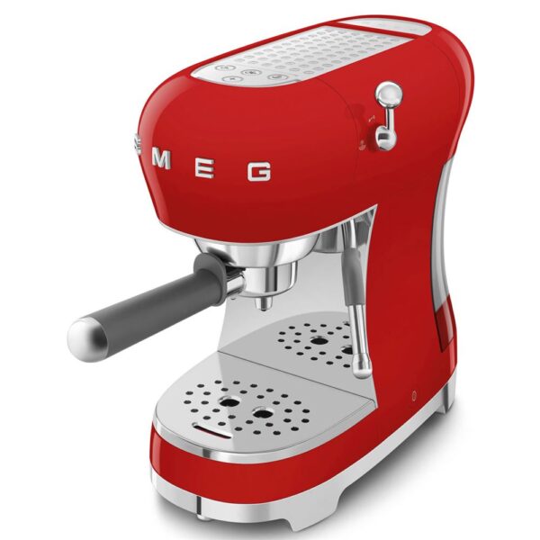 Smeg ECF02RDEU Kırmızı Espresso Kahve Makinesi - Görsel 6