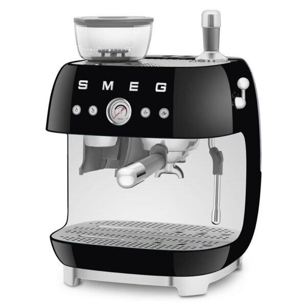 Smeg EGF03BLEU Siyah Öğütücülü Espresso Kahve Makinesi - Görsel 2