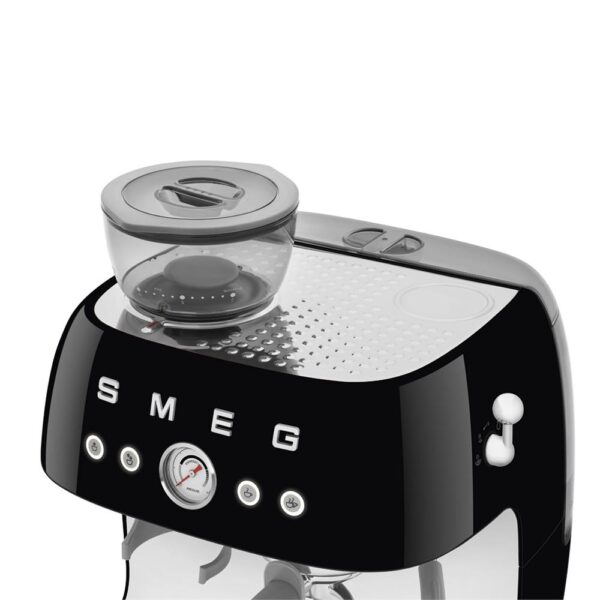 Smeg EGF03BLEU Siyah Öğütücülü Espresso Kahve Makinesi - Görsel 5