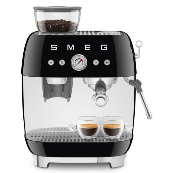 Smeg EGF03BLEU Siyah Öğütücülü Espresso Kahve Makinesi - Görsel 7