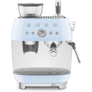 Smeg EGF03PBEU Pastel Mavi Öğütücülü Espresso Kahve Makinesi
