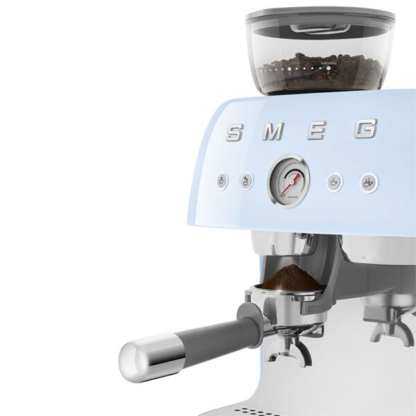 Smeg EGF03PBEU Pastel Mavi Öğütücülü Espresso Kahve Makinesi - Görsel 5