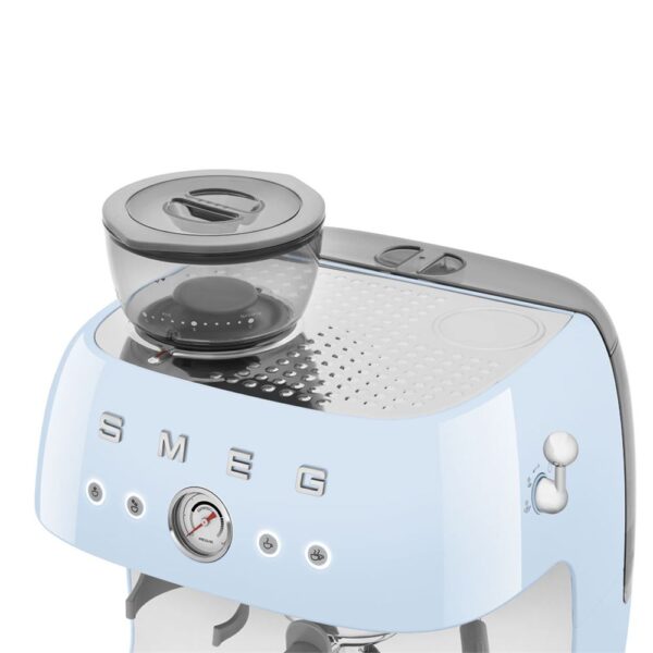 Smeg EGF03PBEU Pastel Mavi Öğütücülü Espresso Kahve Makinesi - Görsel 6