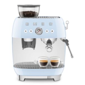 Smeg EGF03PBEU Pastel Mavi Öğütücülü Espresso Kahve Makinesi - Görsel 7