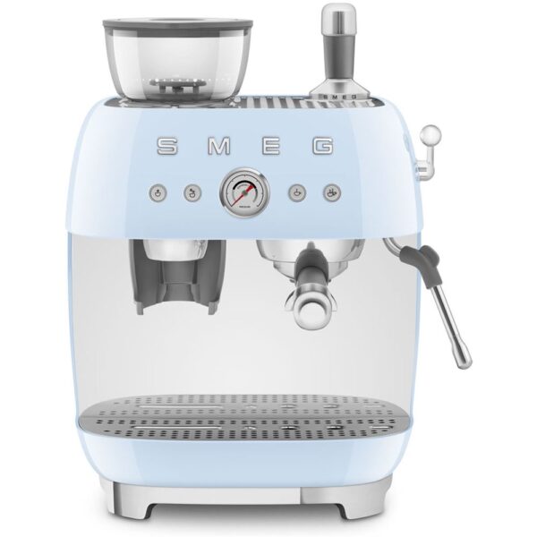 Smeg EGF03PBEU Pastel Mavi Öğütücülü Espresso Kahve Makinesi