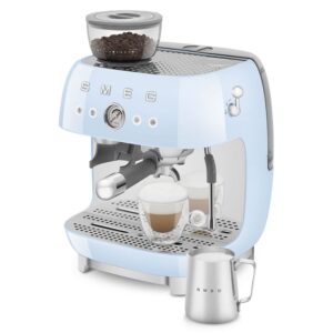 Smeg EGF03PBEU Pastel Mavi Öğütücülü Espresso Kahve Makinesi - Görsel 8