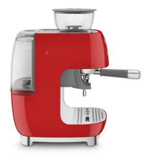 Smeg EGF03RDEU Kırmızı Öğütücülü Espresso Kahve Makinesi - Görsel 4