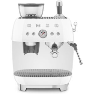 Smeg EGF03WHEU Beyaz Öğütücülü Espresso Kahve Makinesi