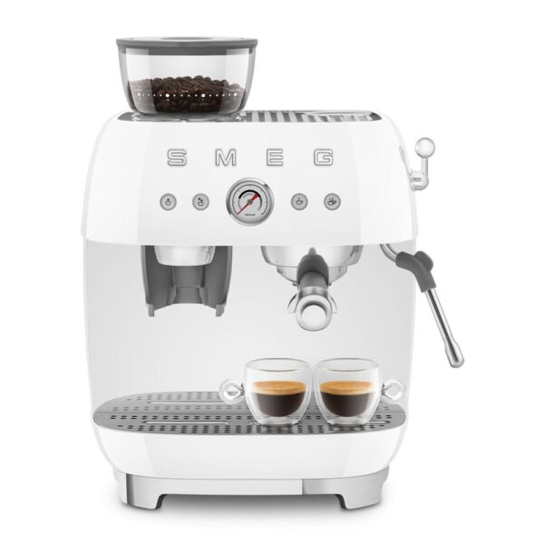 Smeg EGF03WHEU Beyaz Öğütücülü Espresso Kahve Makinesi - Görsel 7