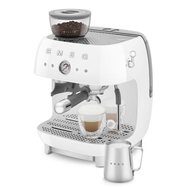 Smeg EGF03WHEU Beyaz Öğütücülü Espresso Kahve Makinesi - Görsel 8