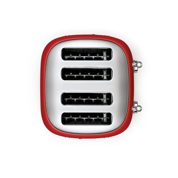Smeg Kırmızı 1x4 Ekmek Kızartma Makinesi - Görsel 4
