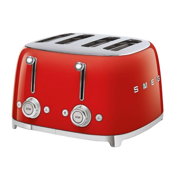Smeg Kırmızı 1x4 Ekmek Kızartma Makinesi