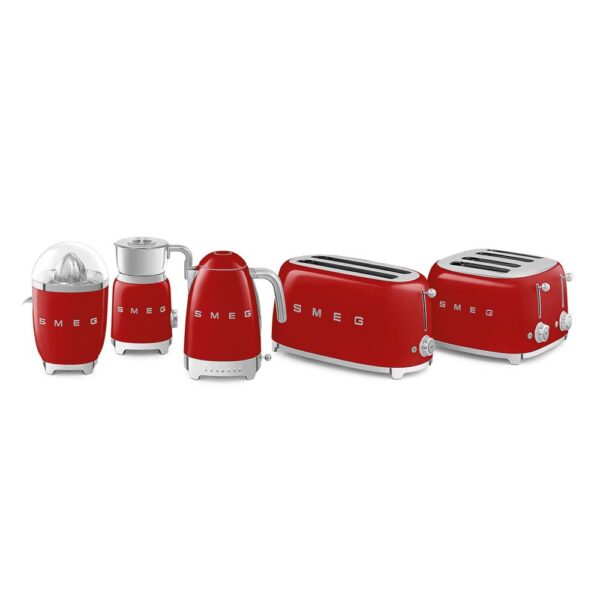 Smeg Kırmızı 2X4 Ekmek Kızartma Makinesi - Görsel 4