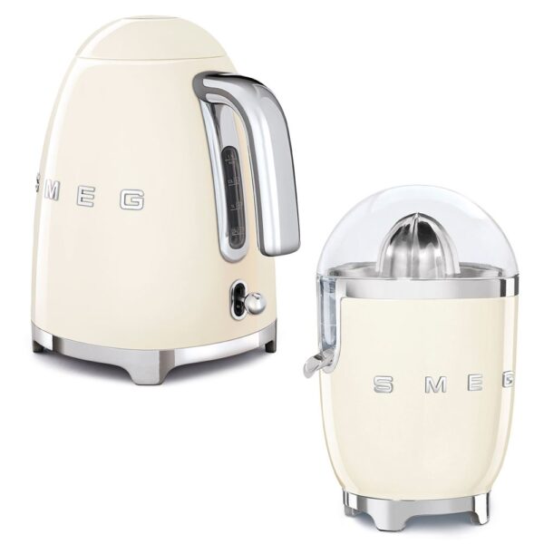 Smeg Krem Kettle ve Narenciye Sıkacağı Seti