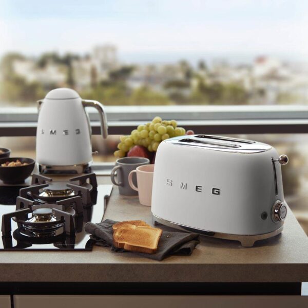 Smeg Mat Beyaz 2x1 Ekmek Kızartma Makinesi - Görsel 8