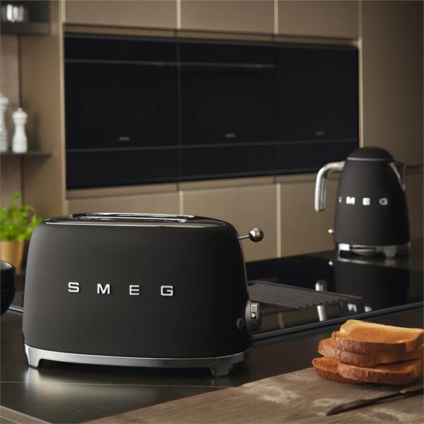 Smeg Mat Siyah 1x2 Ekmek Kızartma Makinesi - Görsel 5