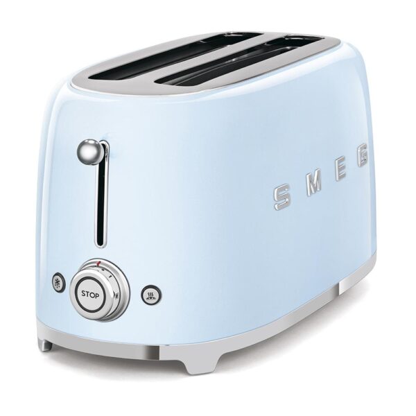 Smeg Pastel Mavi Isı Ayarlı Kettle ve 2x4 Ekmek Kızartma Makinesi Seti - Görsel 4