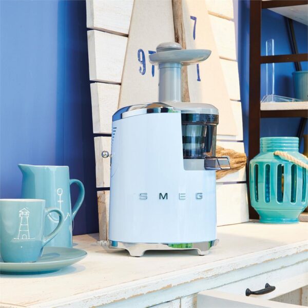 Smeg Pastel Mavi Meyve-Sebze Presi - Görsel 4