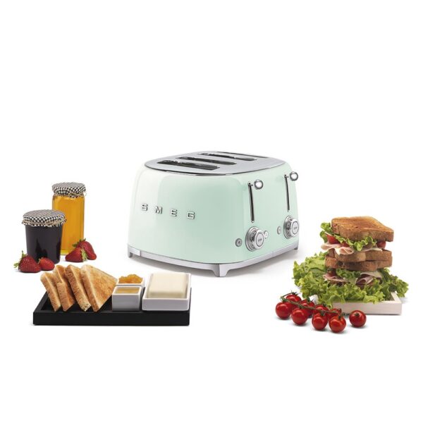 Smeg Pastel Yeşil 1x4 Ekmek Kızartma Makinesi - Görsel 3