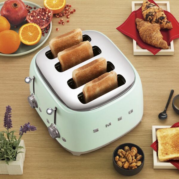 Smeg Pastel Yeşil 1x4 Ekmek Kızartma Makinesi - Görsel 5