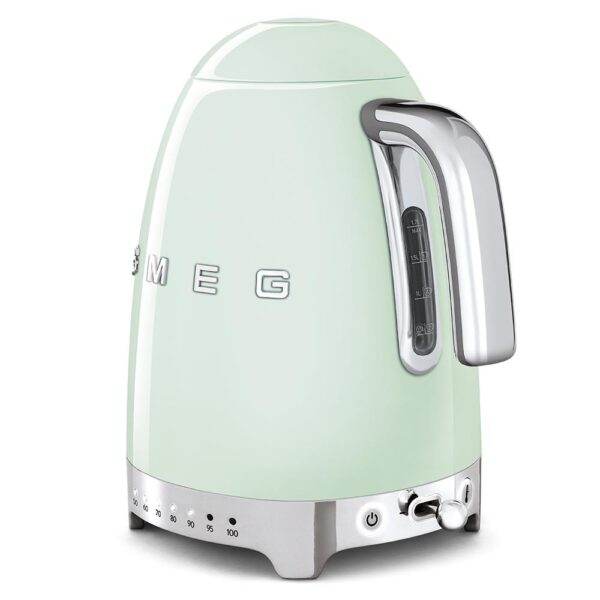 Smeg Pastel Yeşil Isı Ayarlı Kettle ve 2x4 Ekmek Kızartma Makinesi Seti - Görsel 3