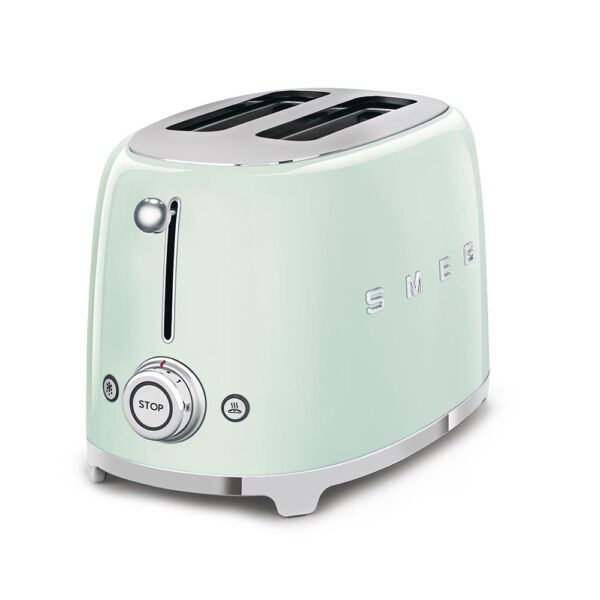 Smeg Pastel Yeşil Kettle-1x2 Ekmek Kızartma Makinesi ve Narenciye Sıkacağı Seti - Görsel 6