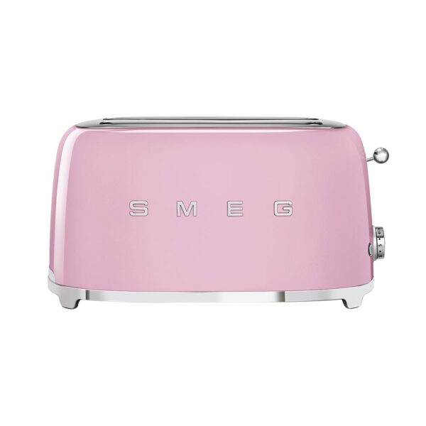 Smeg Pembe 2x4 Ekmek Kızartma Makinesi - Görsel 3