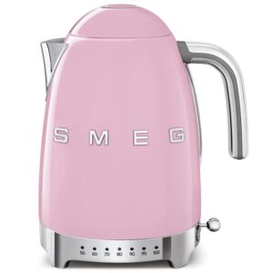 Smeg Pembe Isı Ayarlı Kettle
