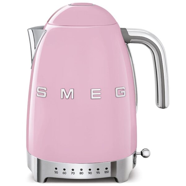 Smeg Pembe Isı Ayarlı Kettle