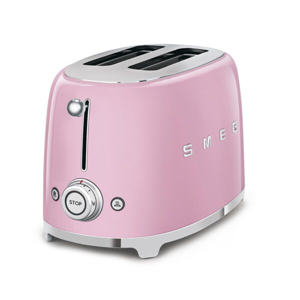 Smeg Pembe Kettle ve 1x2 Ekmek Kızartma Makinesi Seti - Görsel 5