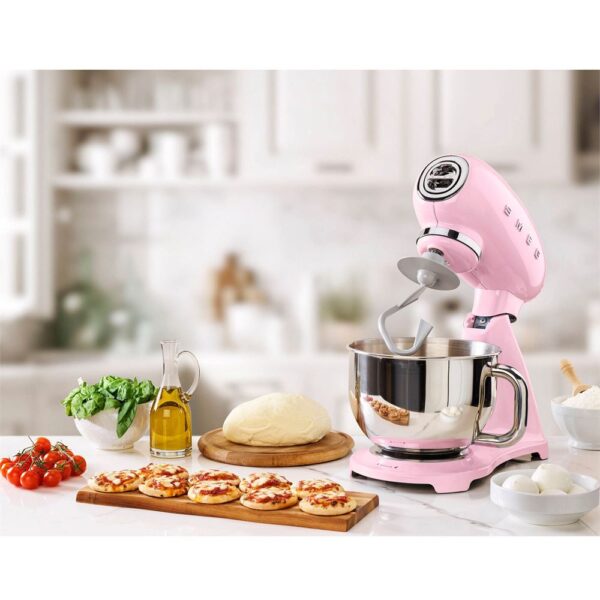 Smeg SMF03PKEU Pembe Hamur Karıştırma Makinesi (Pembe Gövdeli) - Görsel 8